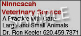 Ninnescah Veterinary Service Sponsorship Banner